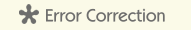 Error Correction